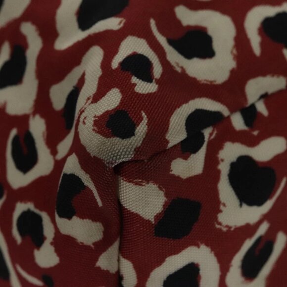 GUCCI Tote Bag Canvas White Red 282439 Auth 106058 - Picture 5 of 16